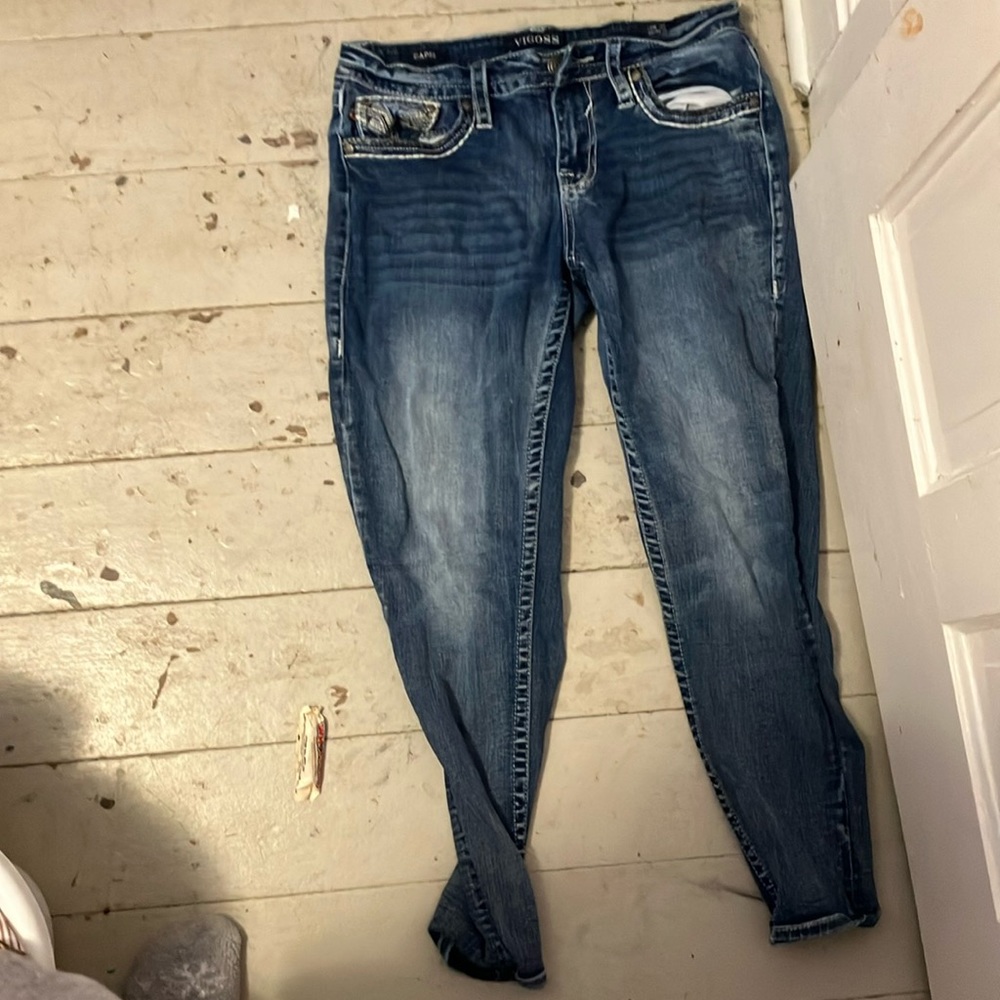 Comfy waist high jeans